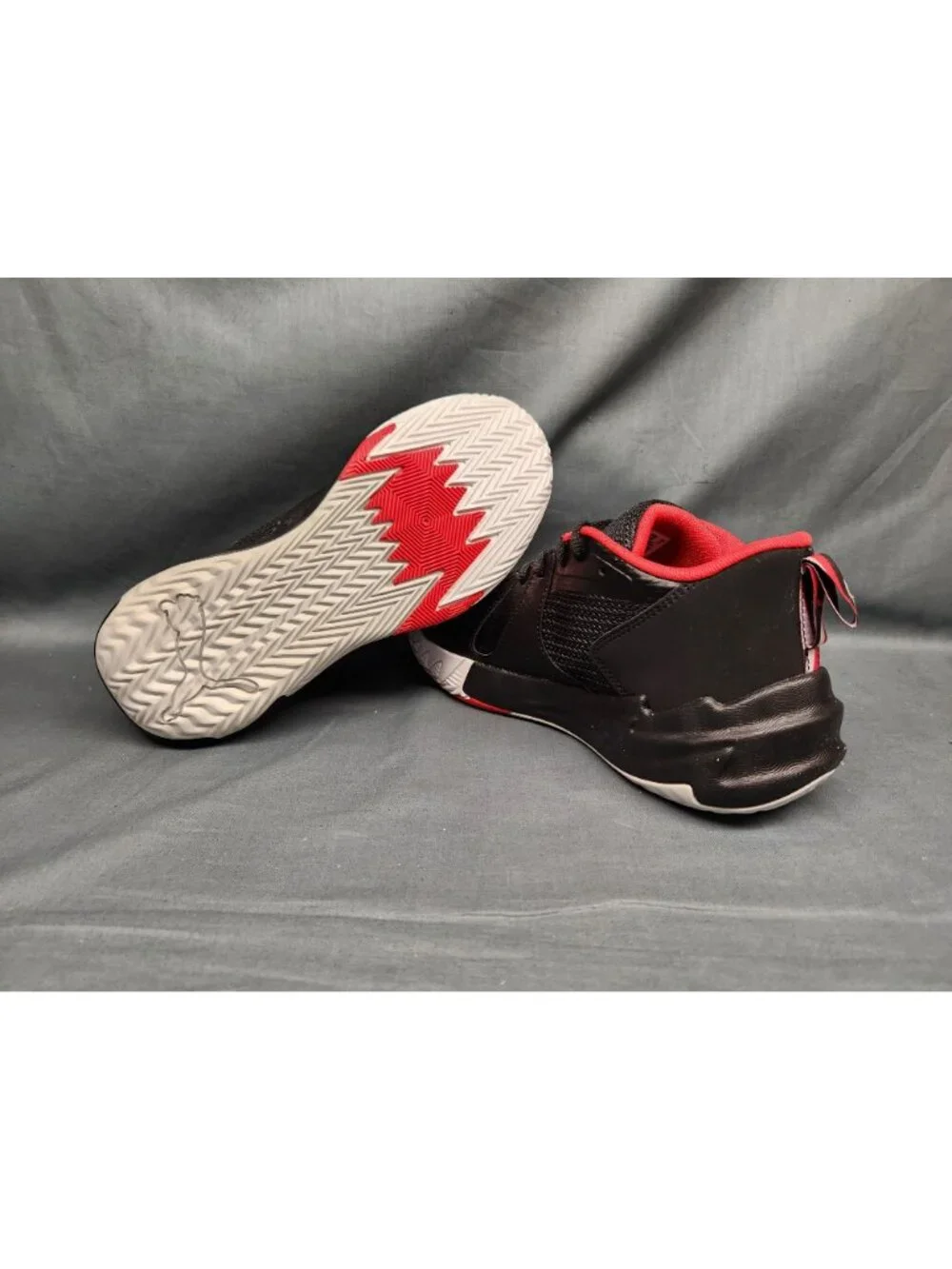 Puma Boys Scoot Zeros PDX Away Jr. Sneakers Black Red White Size 7 NEW NO BOX!